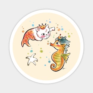 Princess cat fish Magnet